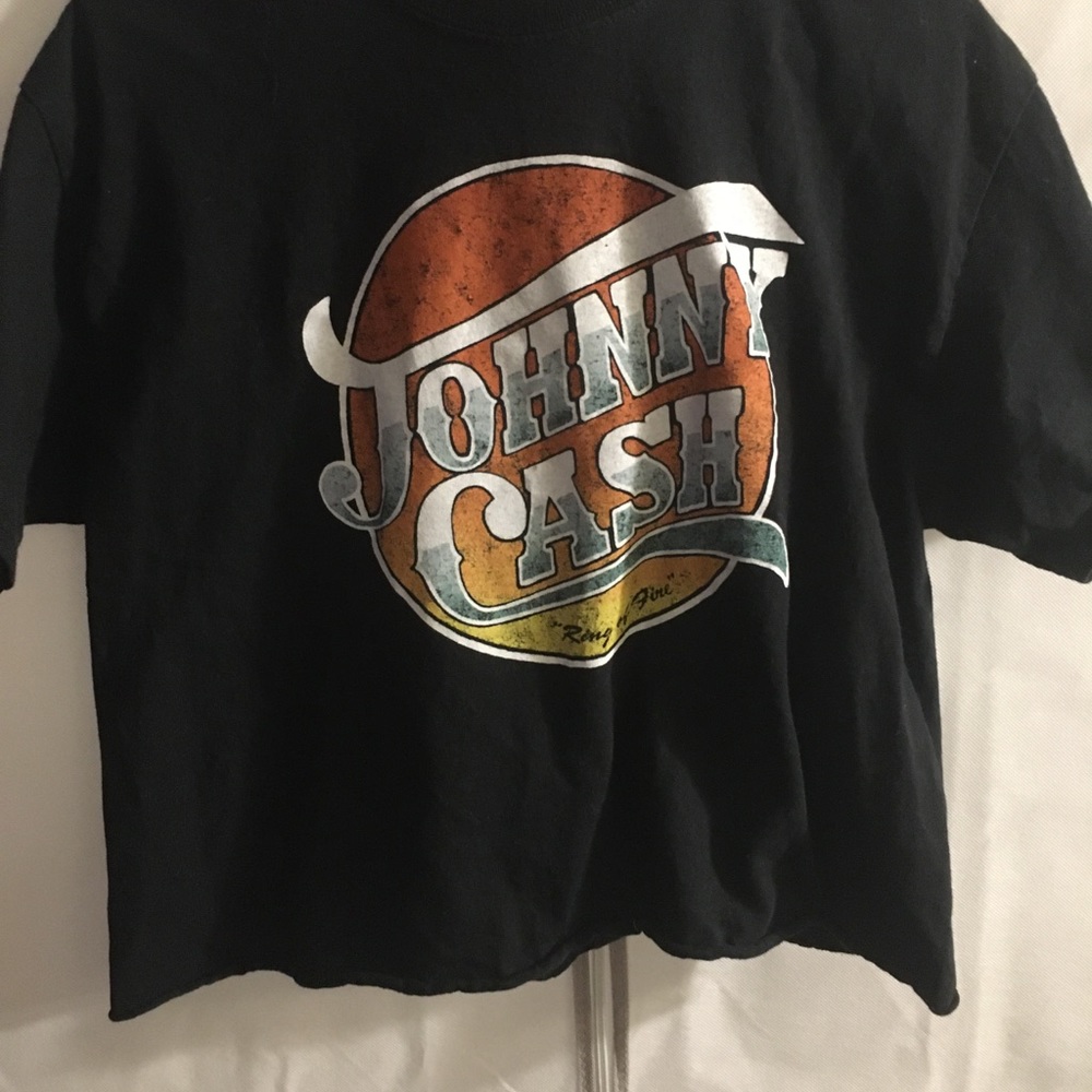 Johnny cash crop tee